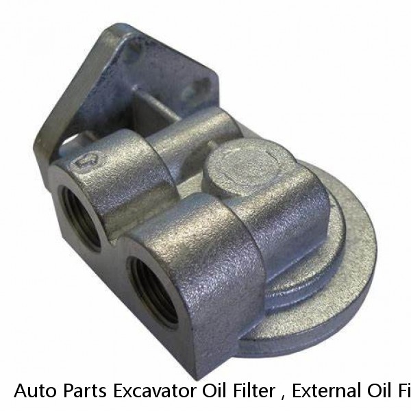 Auto Parts Excavator Oil Filter , External Oil Filter Corrosion Resistance Surface Coating Treatment