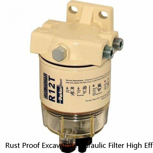 Rust Proof Excavator Hydraulic Filter High Efficiency Easy Installed Compact Structure Design
