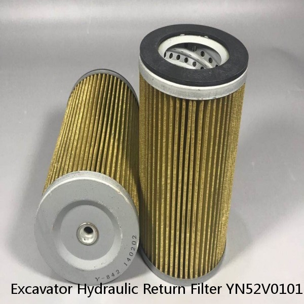 Excavator Hydraulic Return Filter YN52V01016R100 YN52V01016R600 For SK200-8 SK350-8